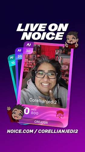 I've started to do some Noice only streams, especially when playing Fortnite. If you haven't checked out @noicestreaming, I h...