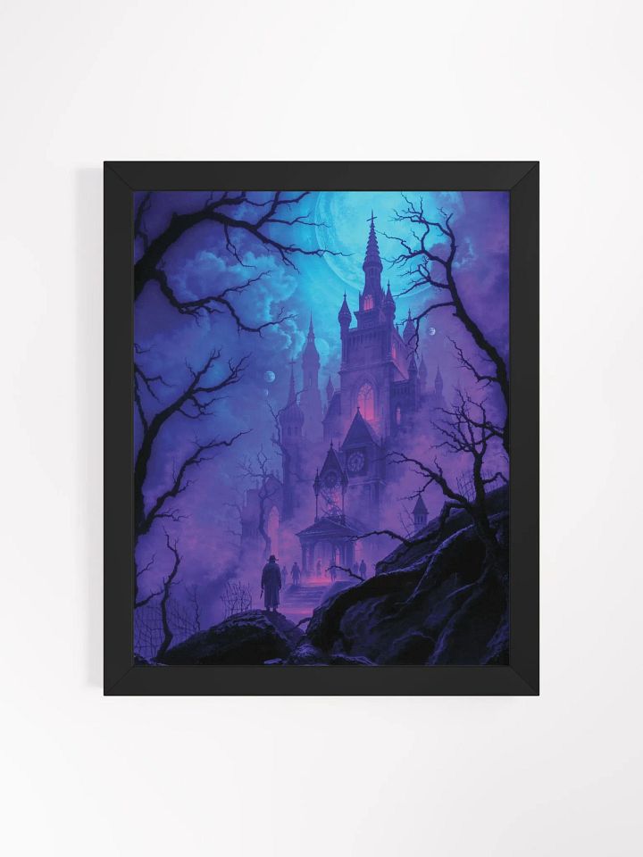 Moonlit Gothic Castle Framed Print product image (4)