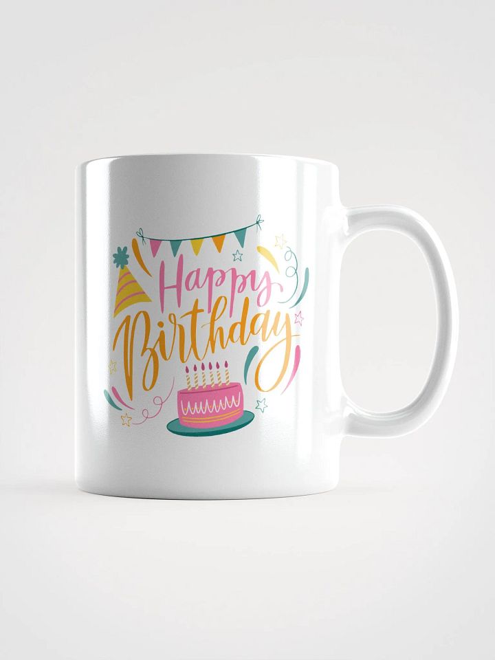 Happy Birthday Cake Coffee Mug product image (1)