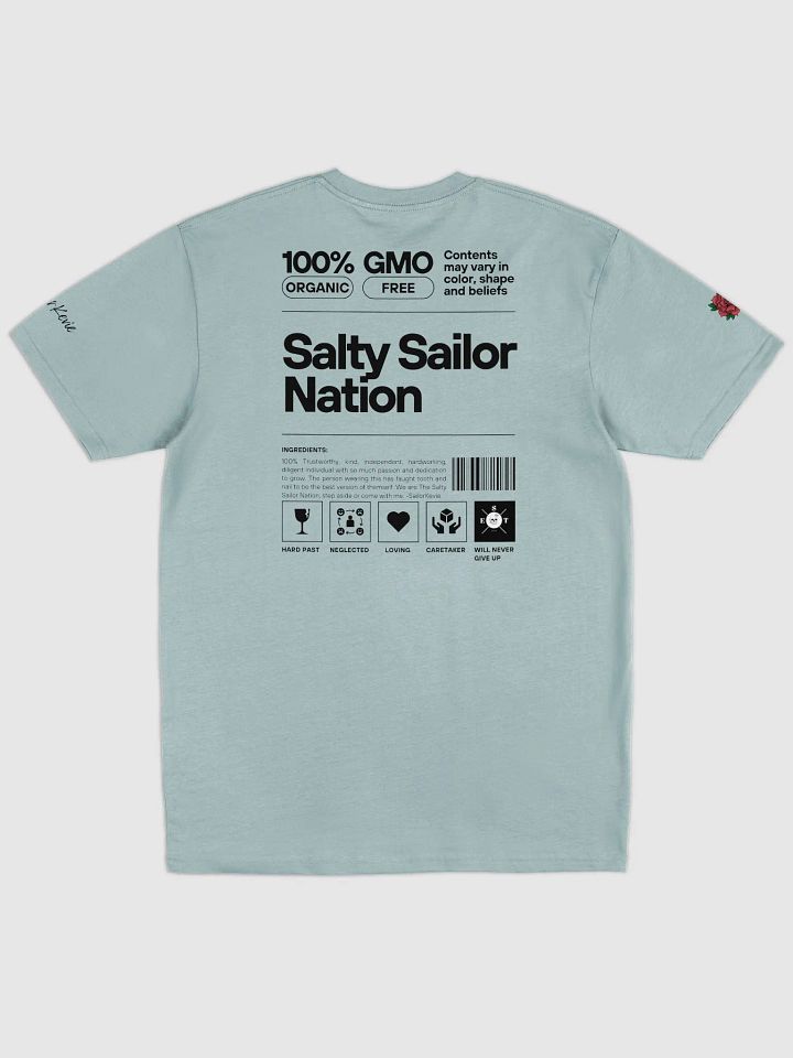 100% Organic Salty Sailor Nation T-shirt (Light) product image (1)