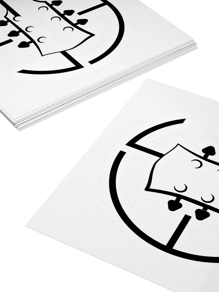 Logo Sticker - Black product image (10)