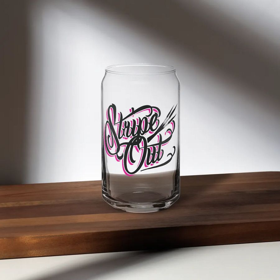Can-shaped glass - Stripeout product image (5)