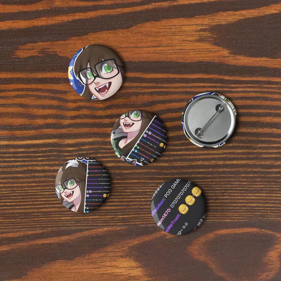 4Year Anniversary Button Pins product image (10)