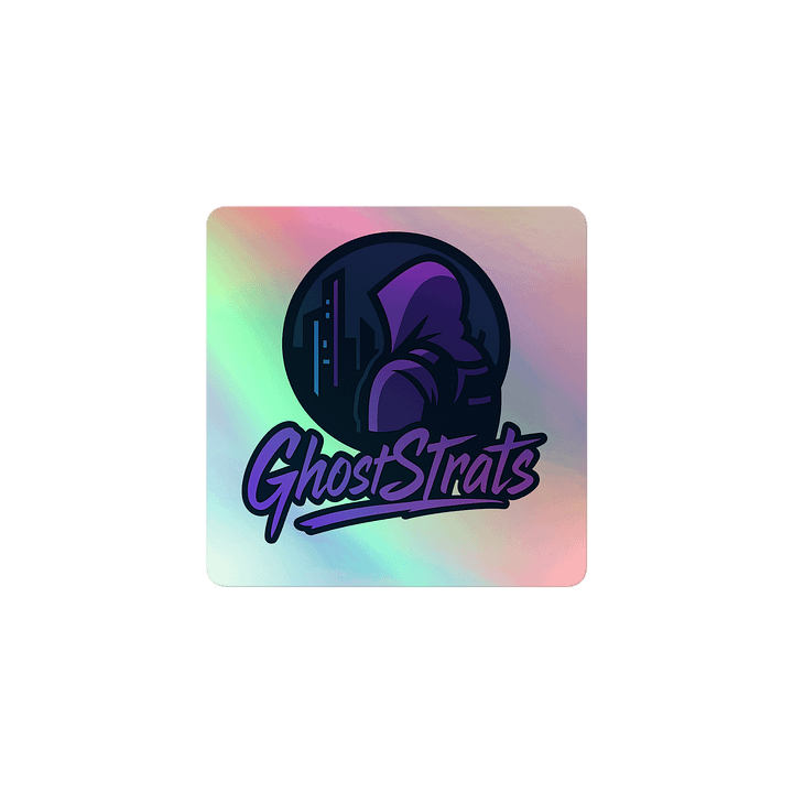 GhostStrats CyberPunk Theme Logo Sticker product image (1)