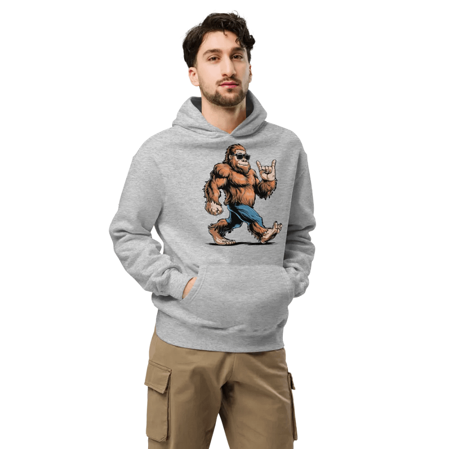 Rock On Sasquatch Unisex Hoodie product image (7)