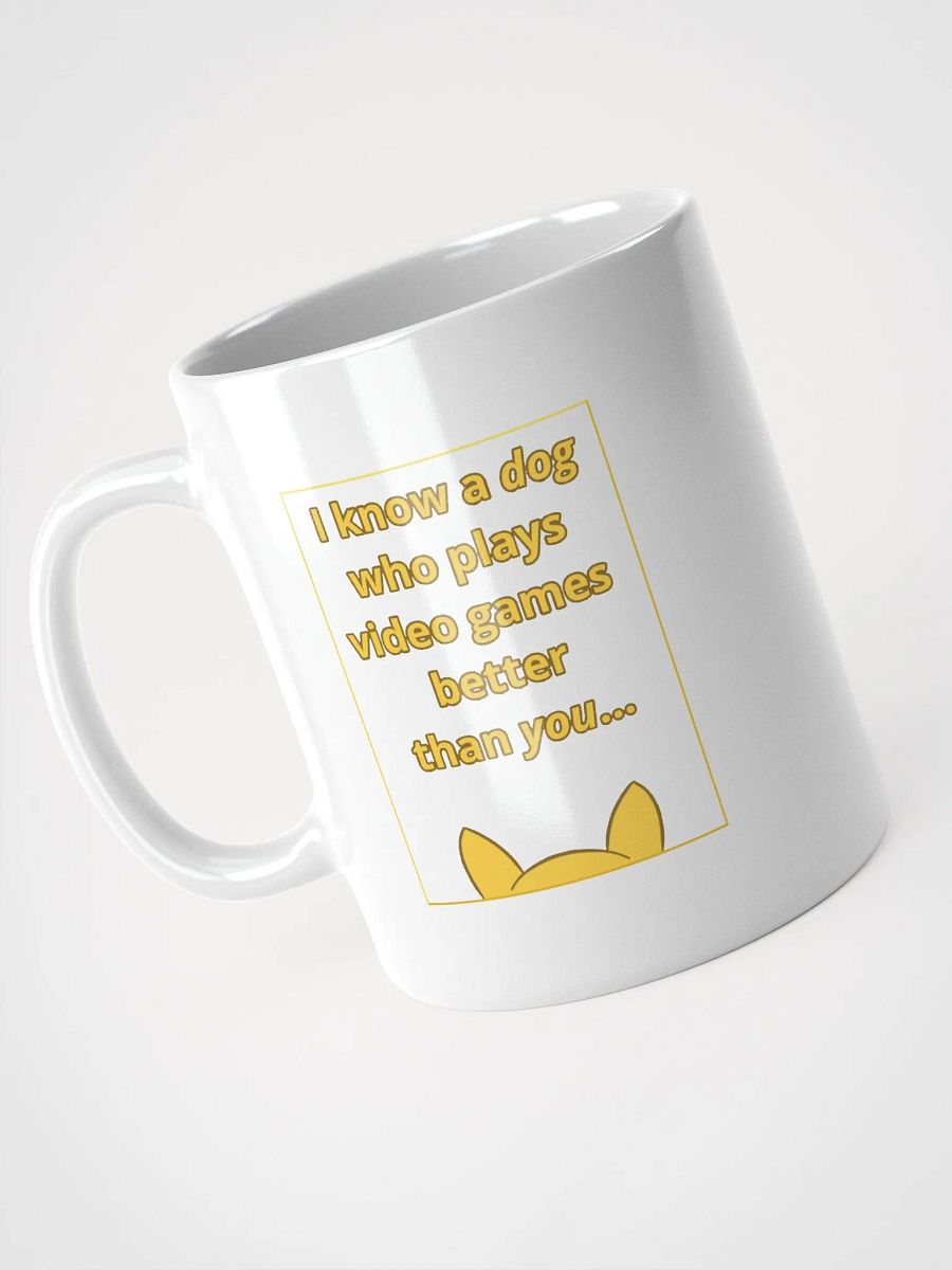 Doopsters - I know a Dog Gamer - White Glossy Mug product image (4)