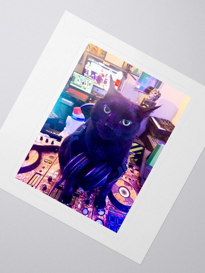 DJ STRIGOI MIXMASTER KISS CUT STICKER product image (2)