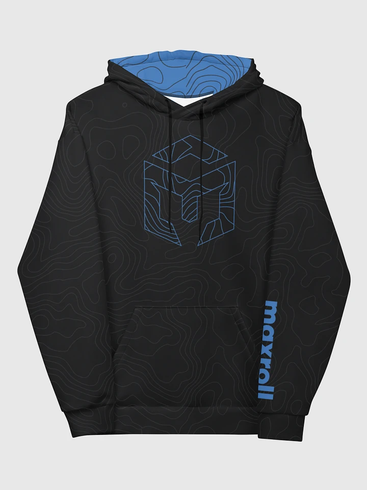 Maxroll Abstract Black Hoodie product image (1)