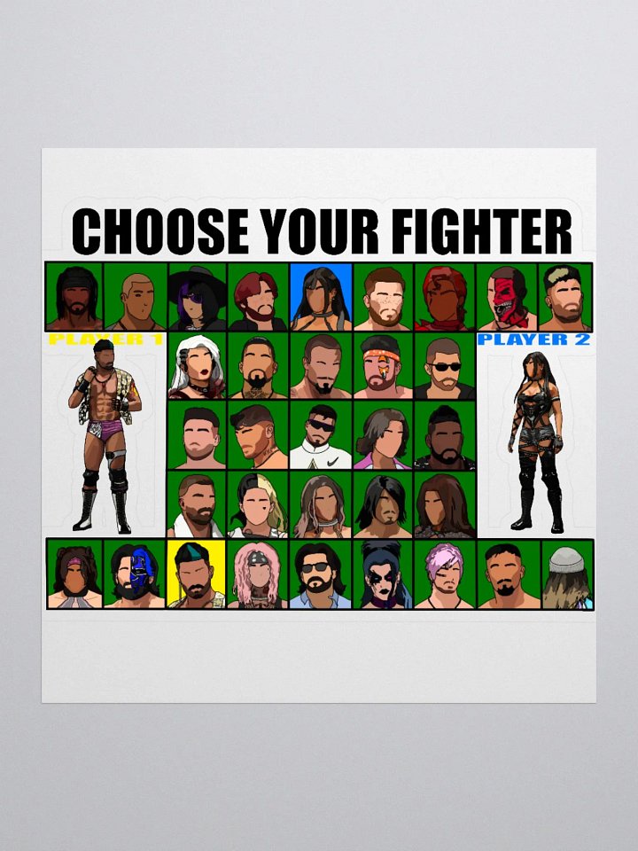PEPW Choose Your Fighter Curk vs Katlyn Sticker product image (1)