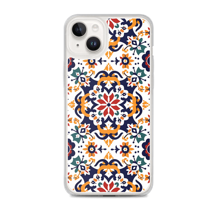 Talavera pattern MagSafe® iPhone® Clear Case product image (1)
