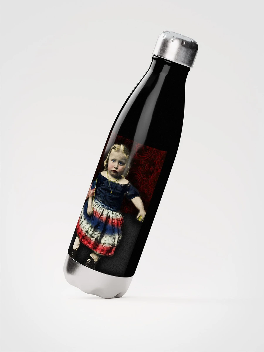 Civil War Girl With Flag Stainless Steel Waterbottle product image (2)