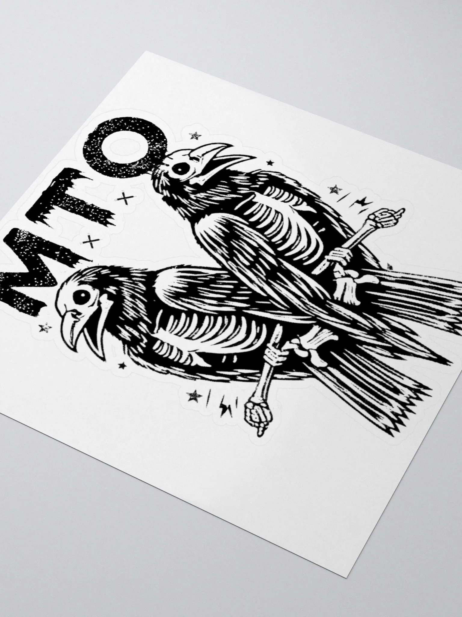 MTO - Crow twin Sticker product image (3)