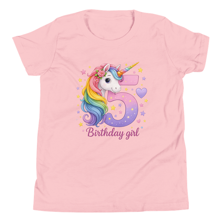 Birthday Girl Unicorn Tee product image (1)