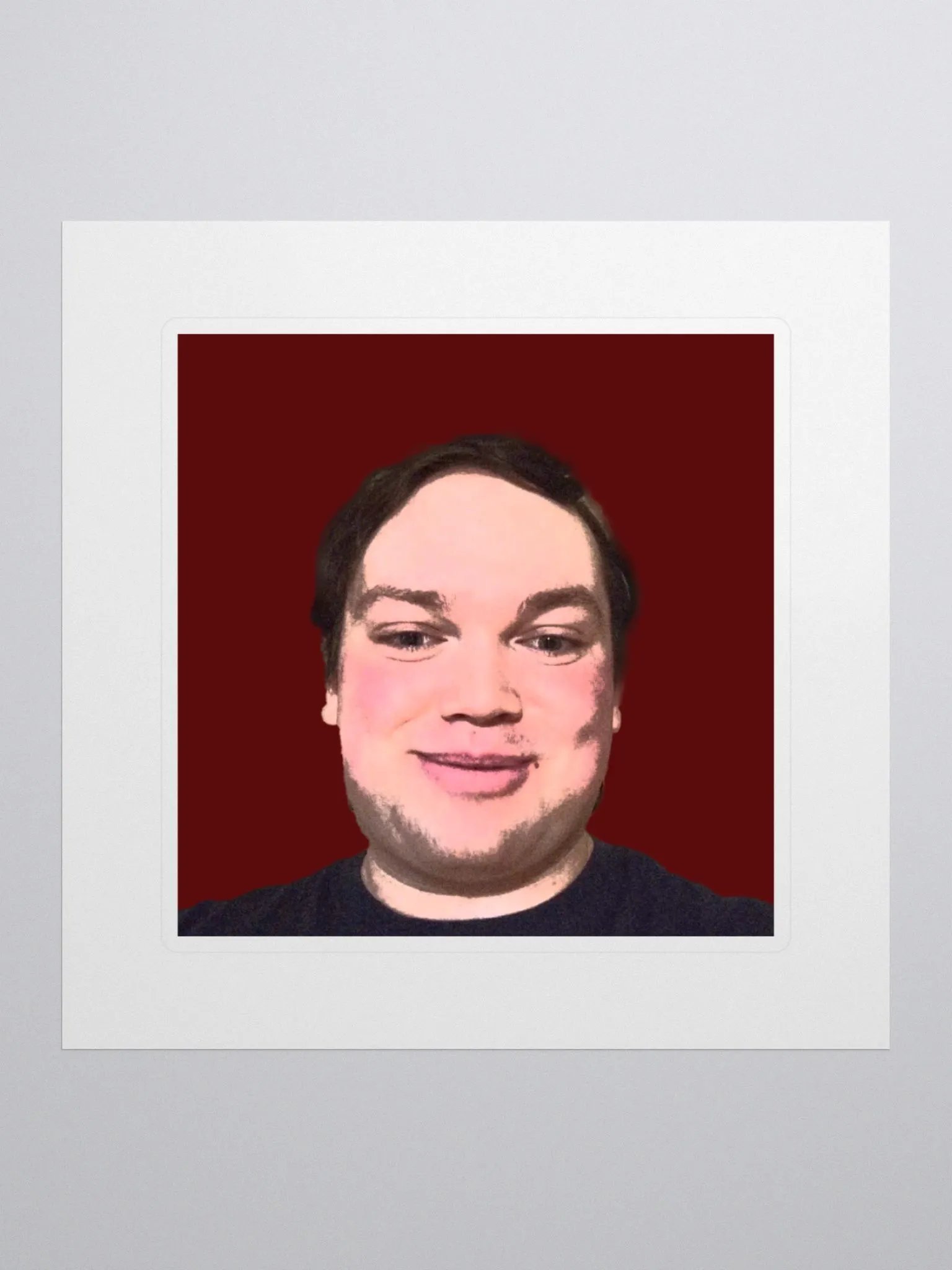Kevin Tierney Headshot Oil Painting Sticker product image (2)