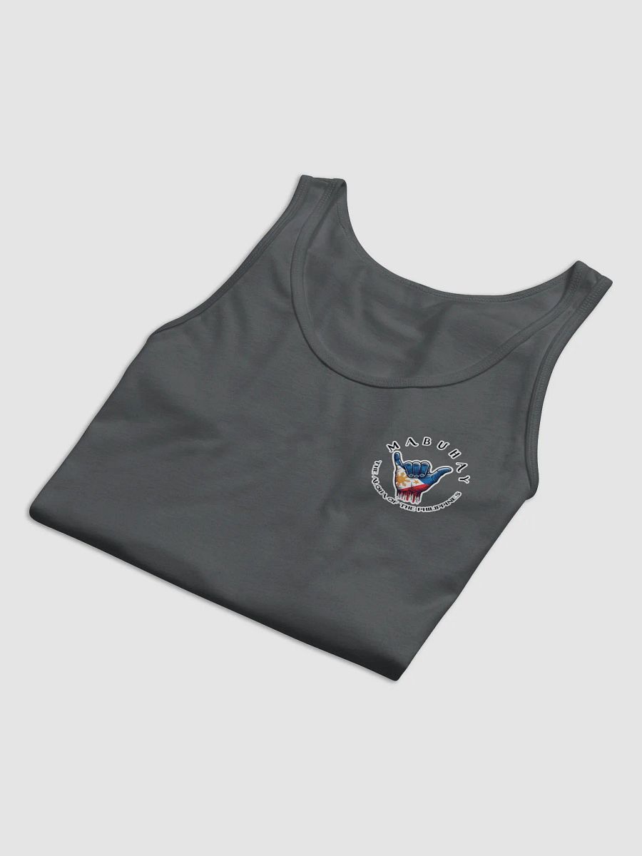MABUHAY THE ALOHA OF THE PHILIPPINES MEN'S TANK TOP - SHAKA HANG LOOSE VIBES, SMALL FRONT LOGO, LARGE BACK LOGO product image (29)