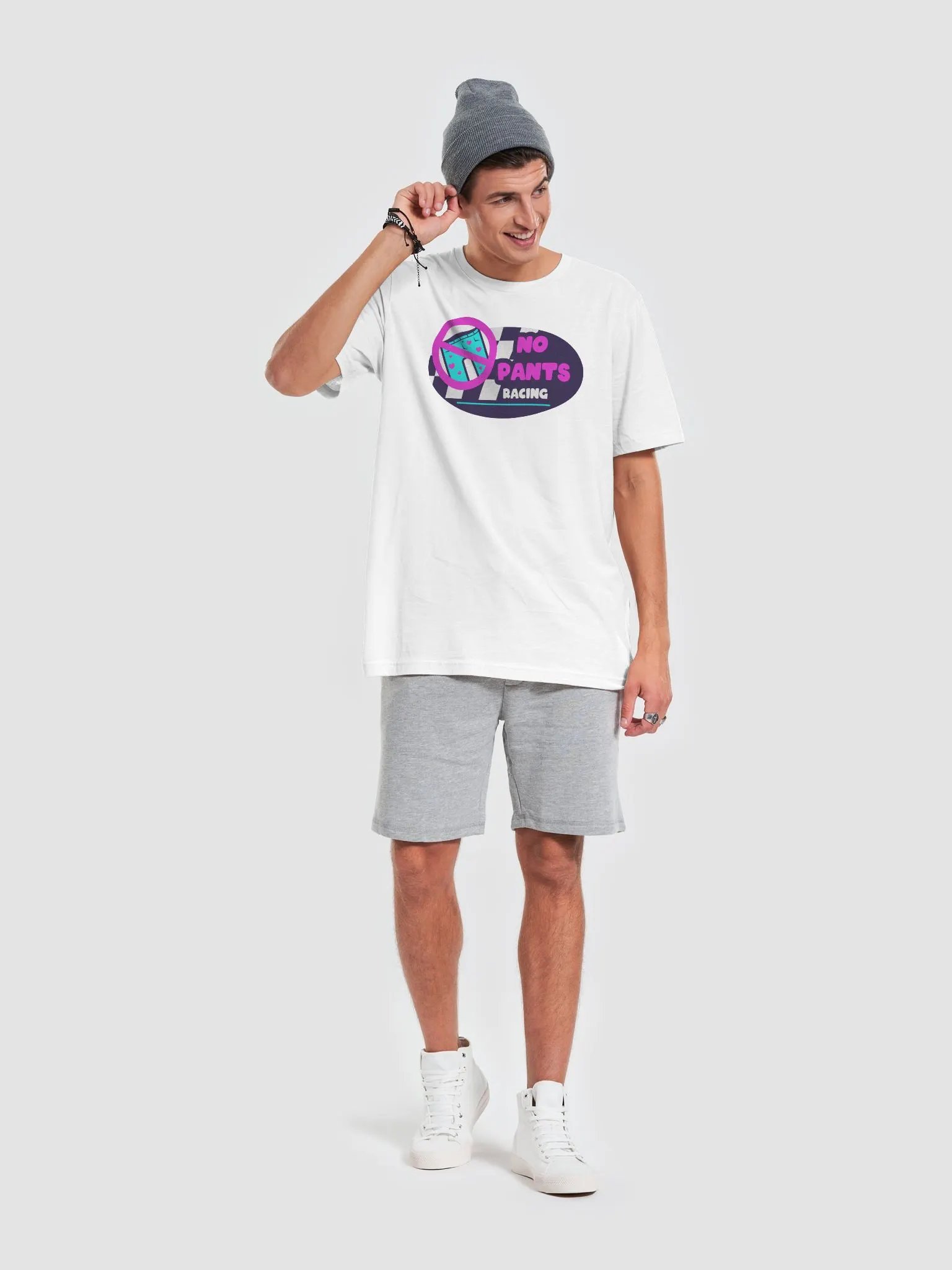 NO PANTS RACING T-SHIRT product image (27)