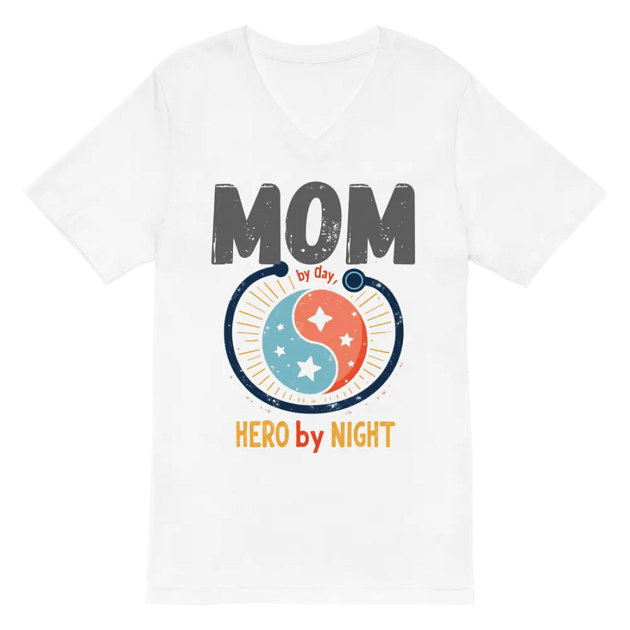 Night Hero mom V-Neck Tee product image (6)
