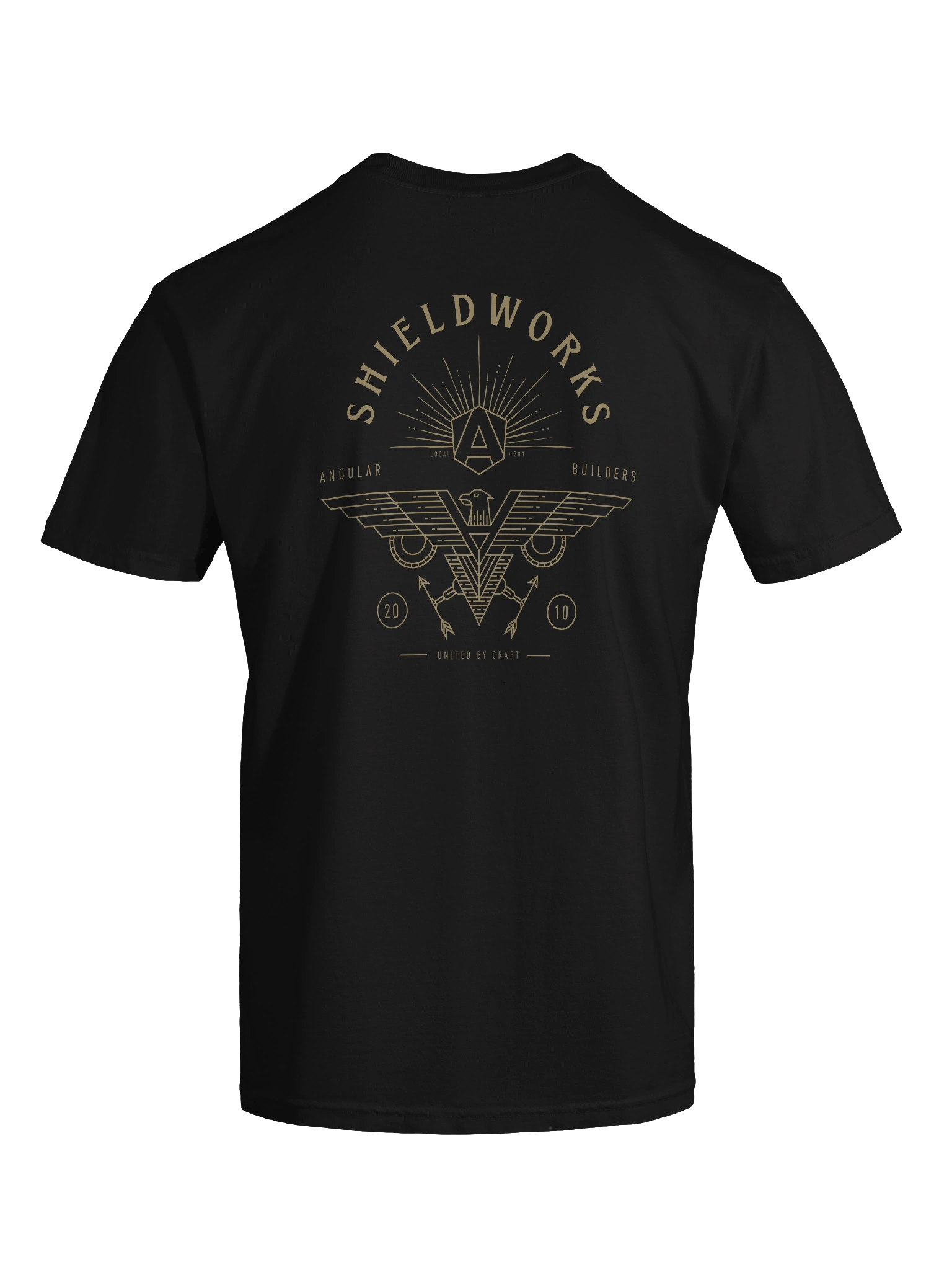 Shieldworks Local #201 “United by Craft” Heavyweight Tee product image (8)