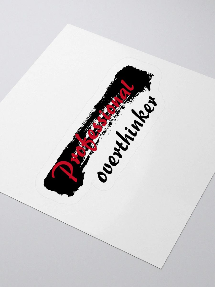 Professional Overthinker Kiss Cut Stickers product image (8)