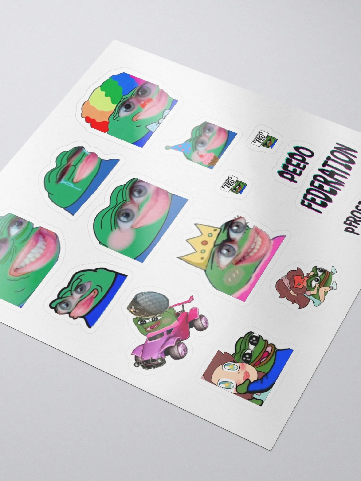 Peepo Federation sticker set product image (3)
