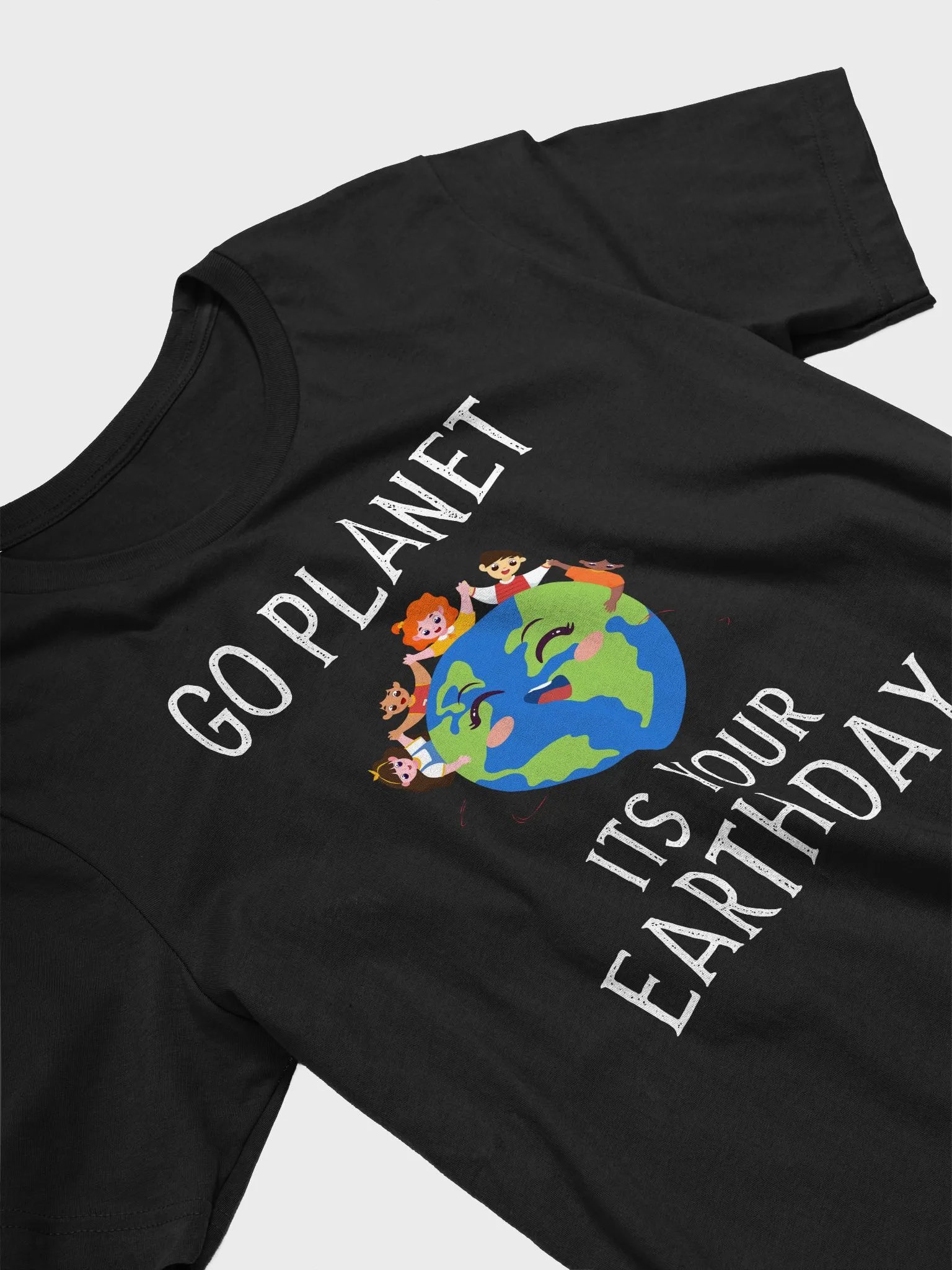 Cute Go Planet It's Your Earth Day 2025 Teacher T-Shirt | Eco-Friendly Sustainability Shirt | Climate Change Awareness T product image (3)