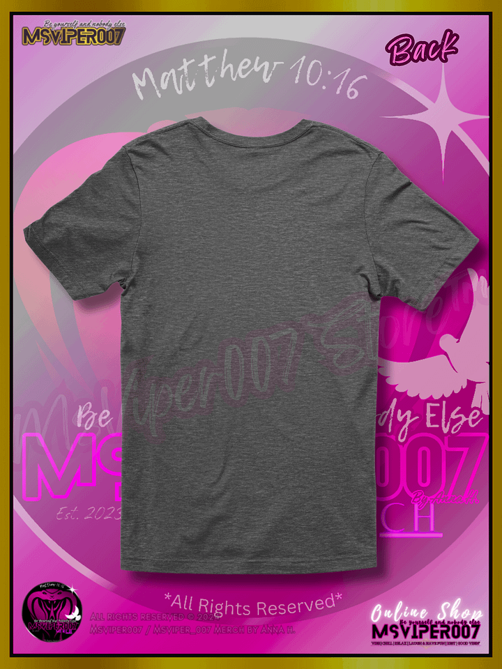 T-Shirt - MsViper007's "Warrior Spirit" (royal pink) - Comfort T-shirt By Anna H. product image (2)