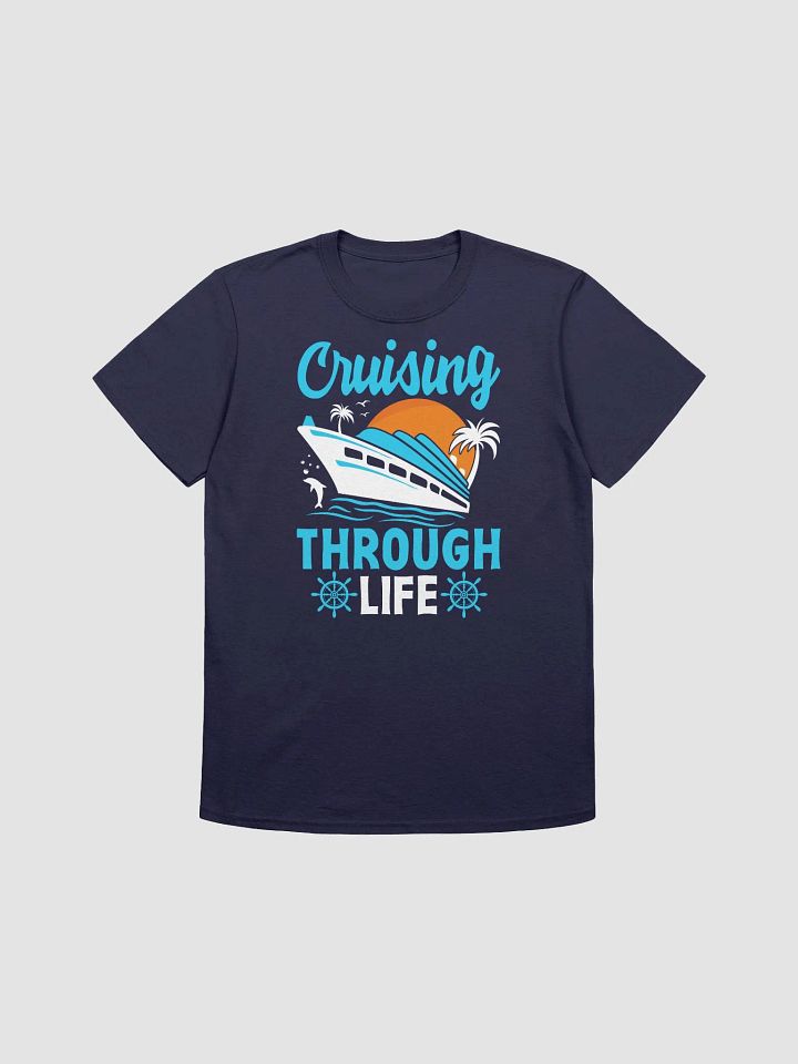 Cruising Through Life Unisex Softstyle T-Shirt Dark Colours product image (1)