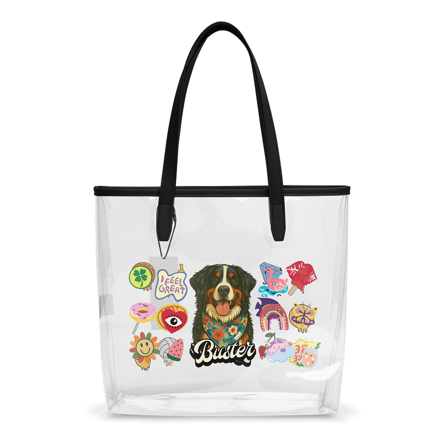 YOUR BEST FRIEND! / CLEAR TOTE BAG product image (7)
