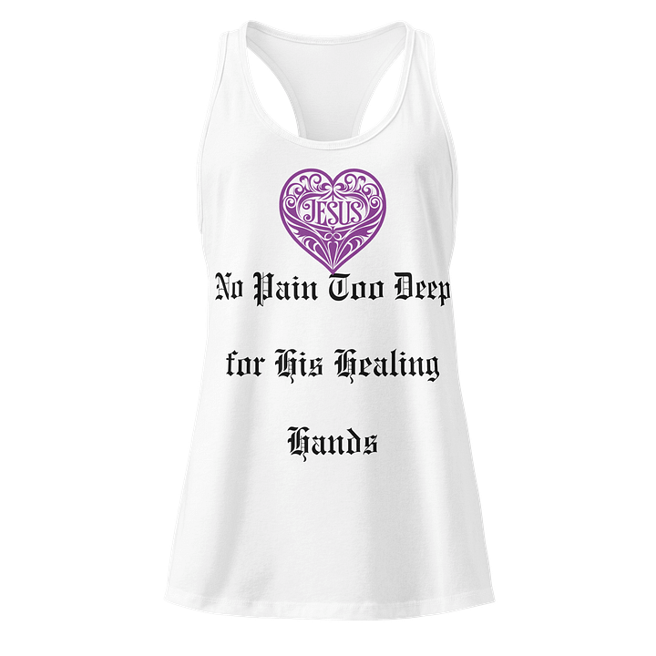 Healing Hands Purple Heart Racerback Tank product image (1)