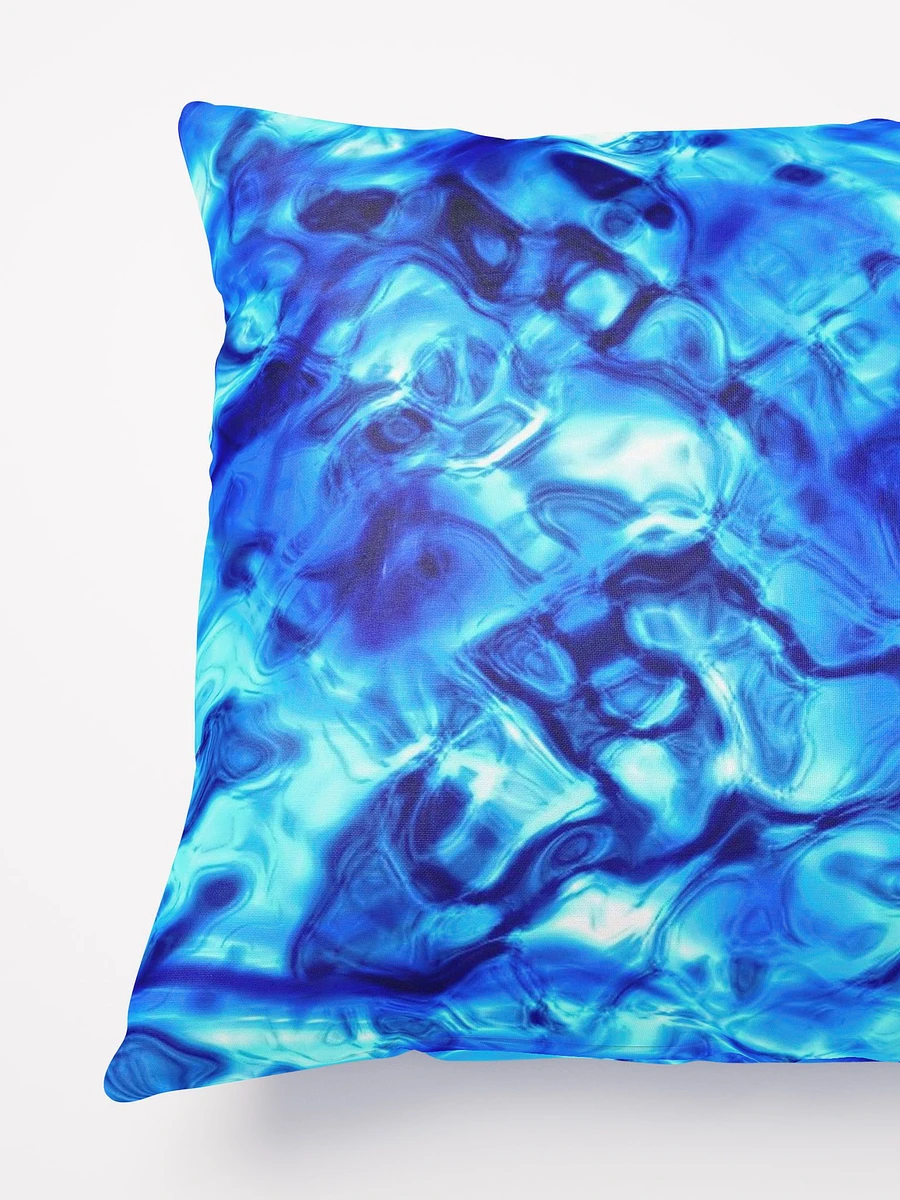 Blue Water Abstract Throw Pillow product image (6)