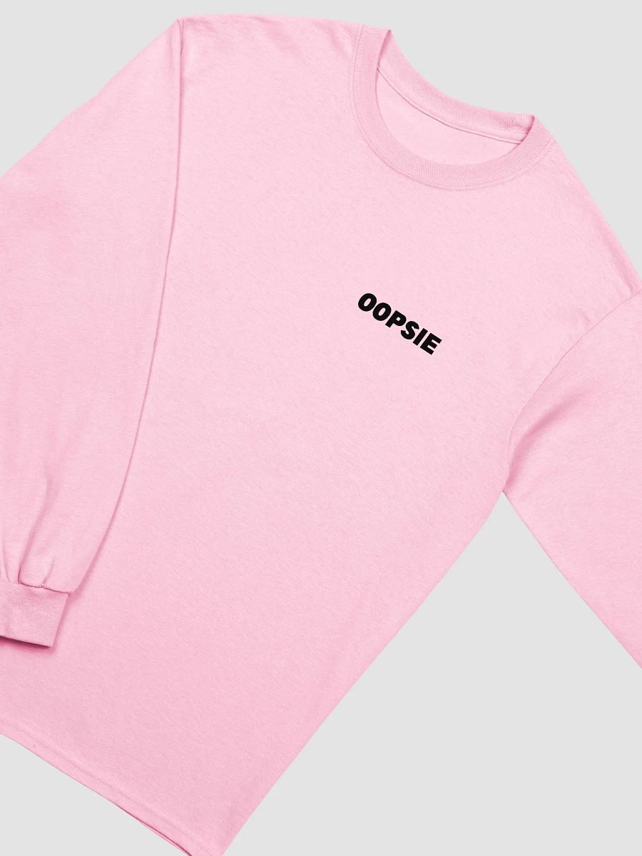 OOPSIE LONG TEE (BLACK) product image (4)