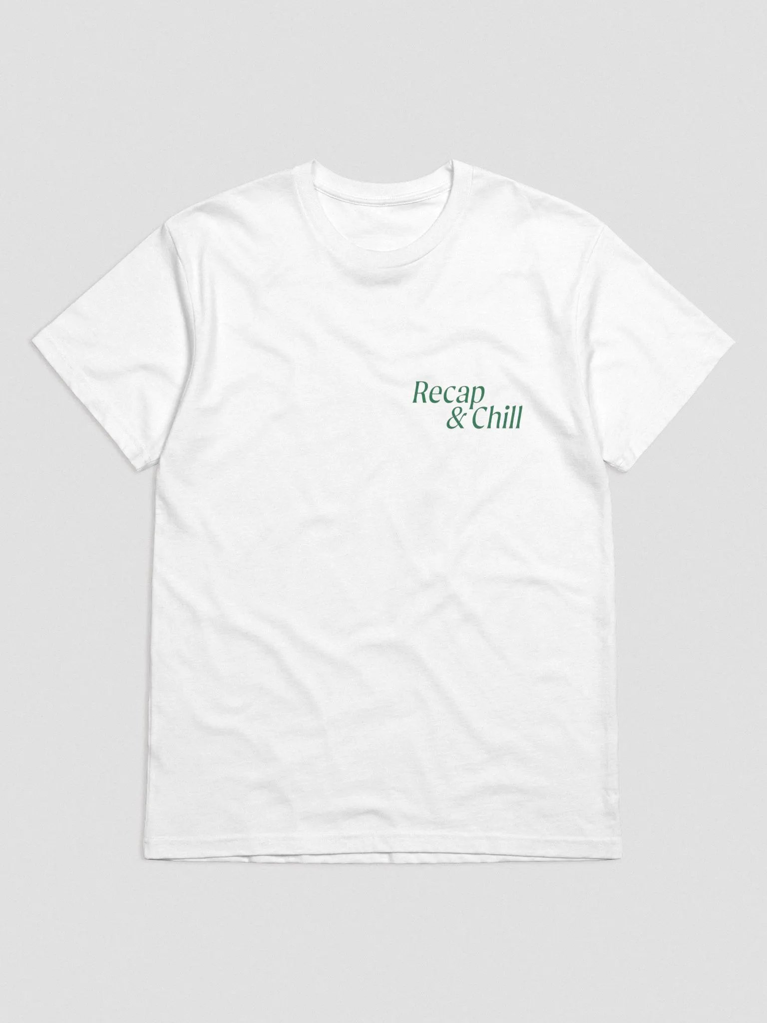 Recap and Chill (White Shirt) product image (1)