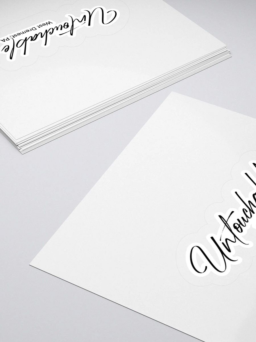 Untouchable Sticker product image (4)