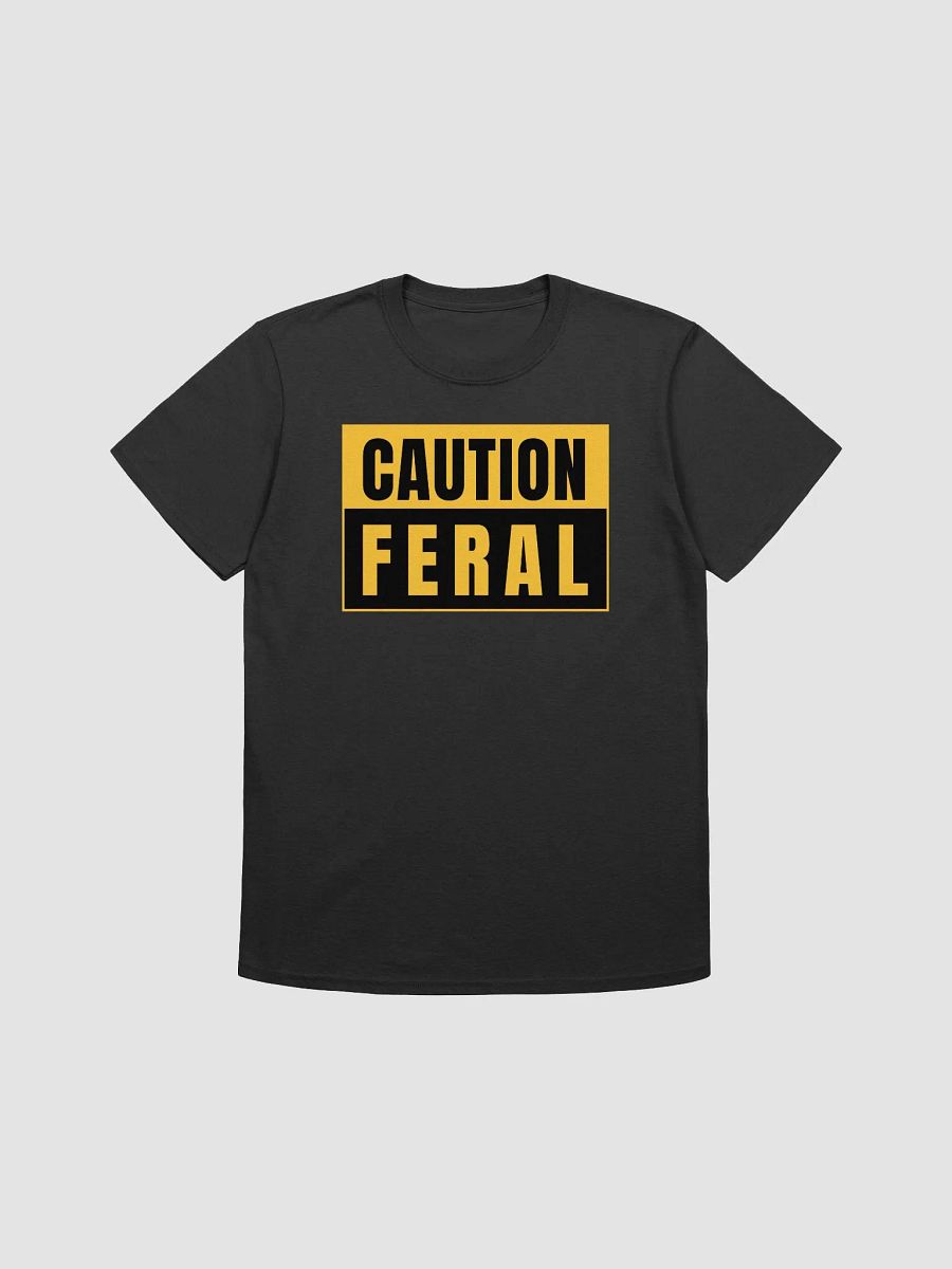 Feral Caution - Gildan Softstyle Unisex T-Shirt product image (1)
