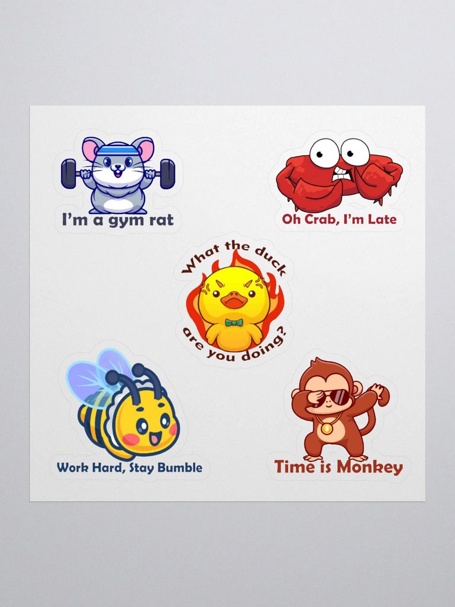 Whimsical Animals Sticker Set product image (1)
