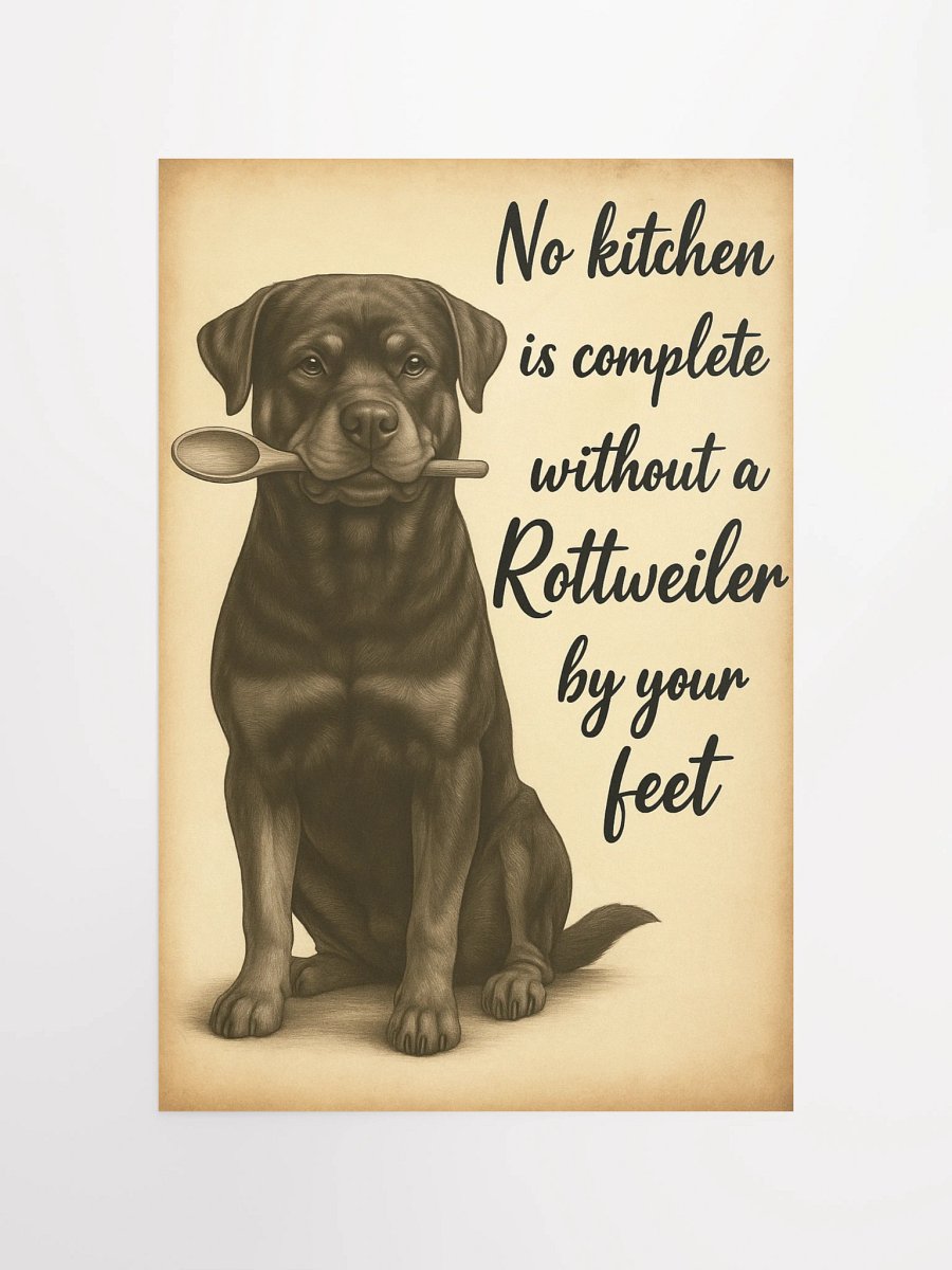 No kitchen is complete without a Rottweiler by your feet product image (12)