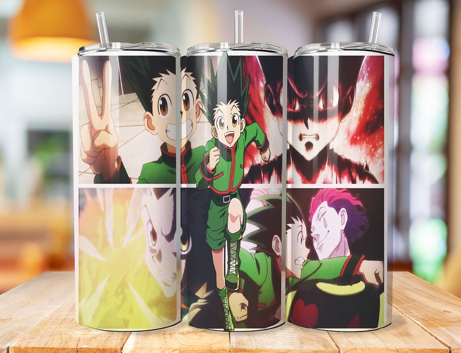 Gon Freecss 20 oz Stainless Steel Tumbler – Hunter x Hunter Adventure Design product image (1)
