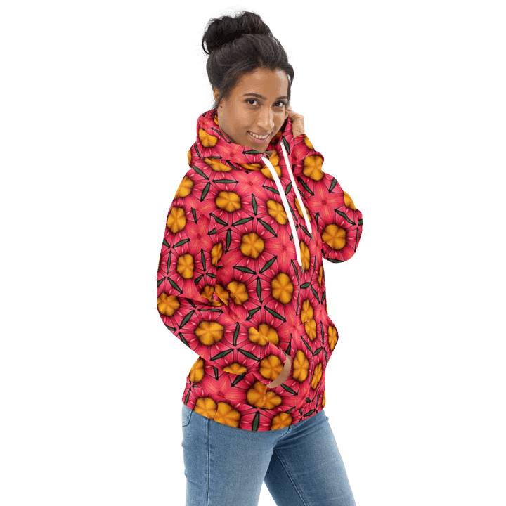 Geometric Bloom Unisex Hoodie product image (2)