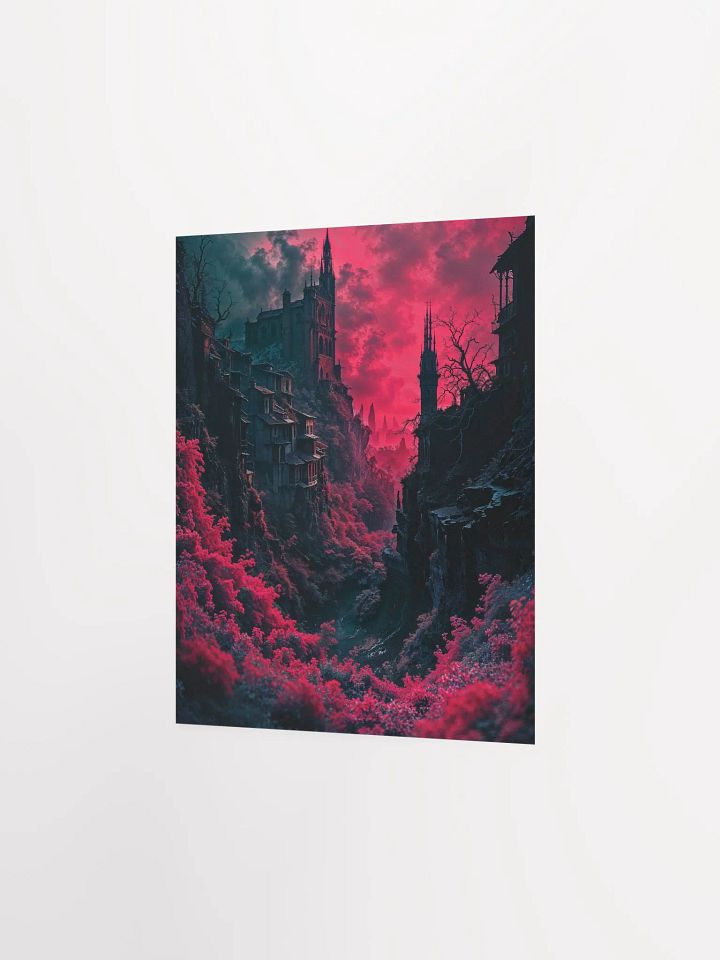 Ethereal Castle Cliff Poster product image (14)