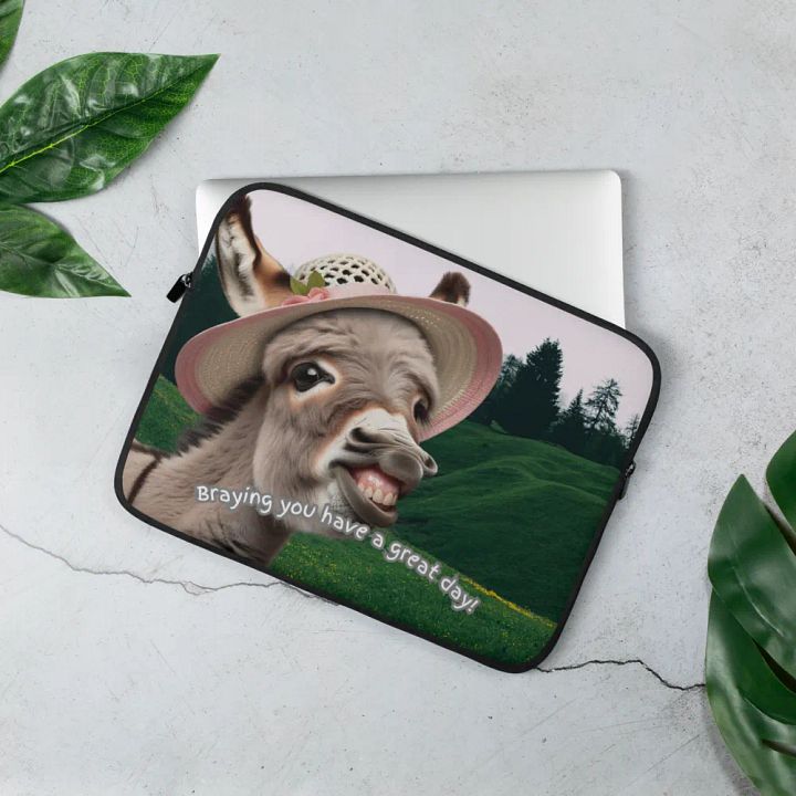 Braying Donkey Laptop Sleeve product image (3)