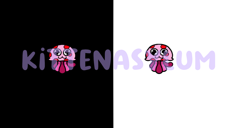 Jellyfish🍥 - Animated Waving Emote in Pink product image (1)