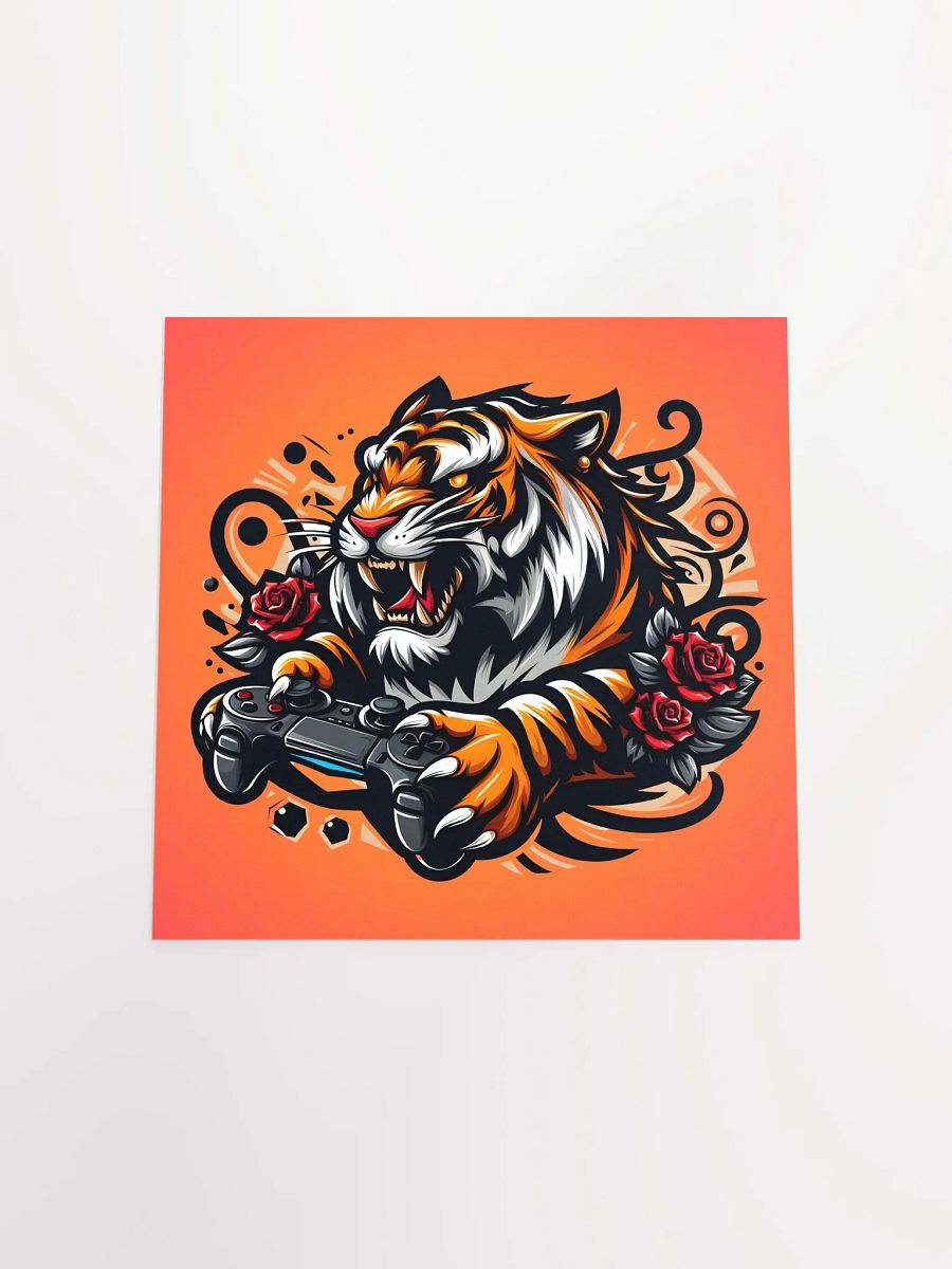 Fierce Tiger Gaming Poster product image (4)