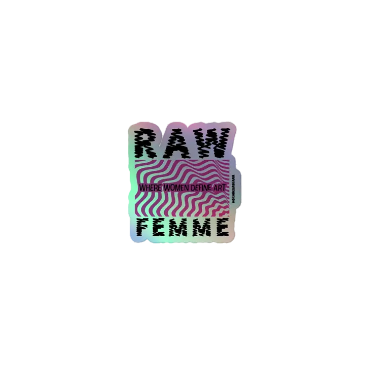 Kiss-Cut Holographic Stickers: Where Women Define Art product image (1)
