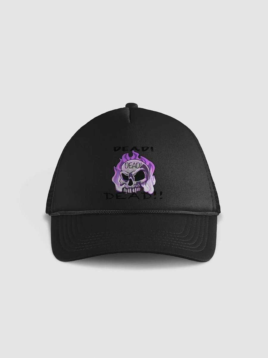 Flaming Skull Snapback Hat product image (1)