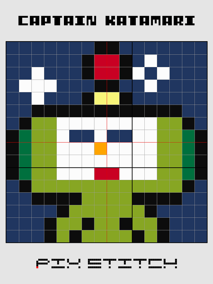 Captain Katamari Pixel Art product image (2)