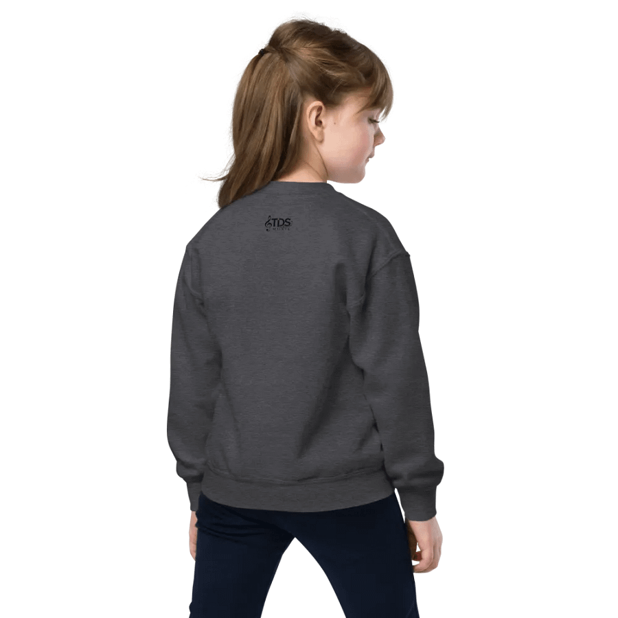 TDS Music Youth Crew Neck Sweatshirt in Blue, White, Black, Red, Gray (XS-XL) product image (10)