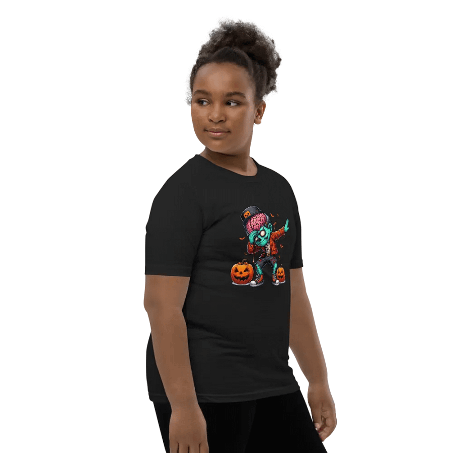 Halloween-Zombie-Boy-Dab-Dance T-Shirt | Fun & Trendy Halloween Tee for Kids product image (12)