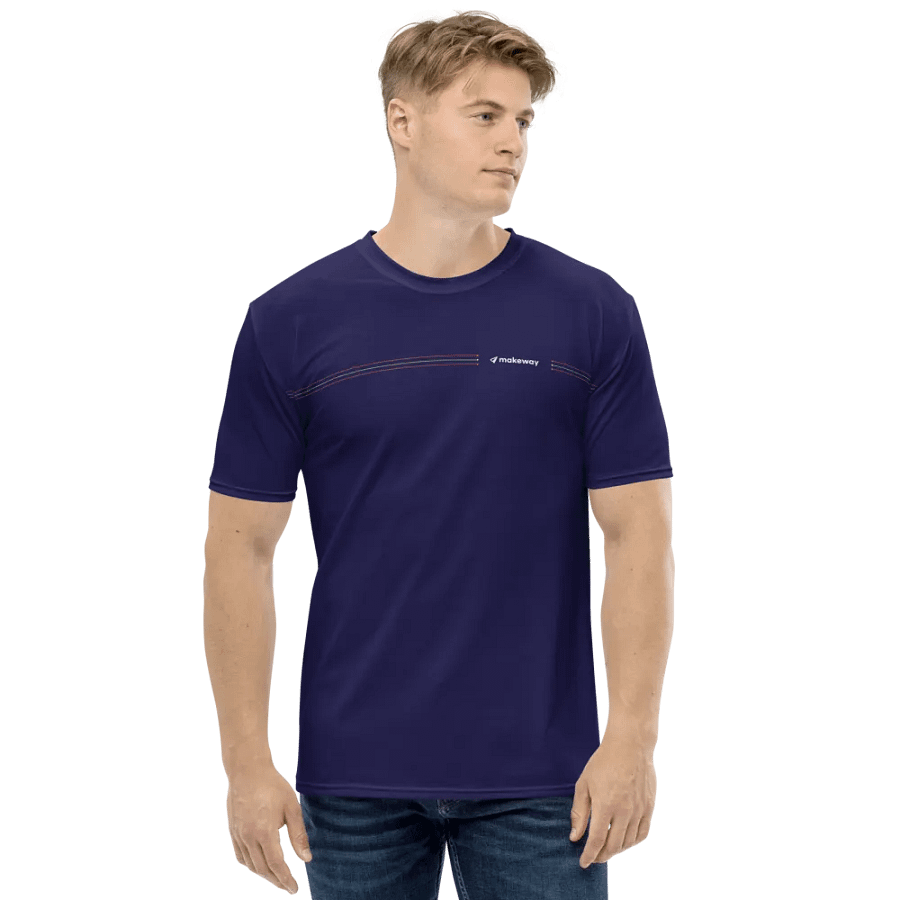 Elevate Tee: Navy product image (4)