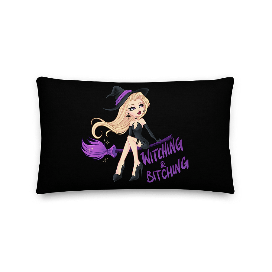 witching & bitching pillow product image (2)