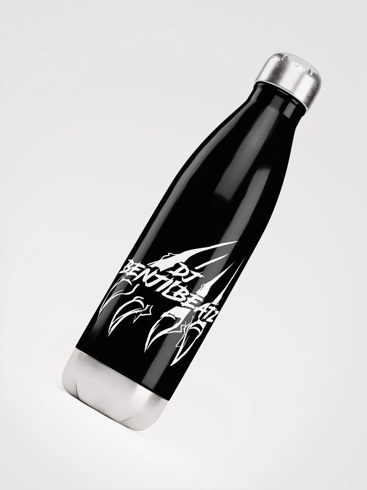 "DJ Benji Beatz Claw Logo" Stainless Steel Water Bottle product image (2)
